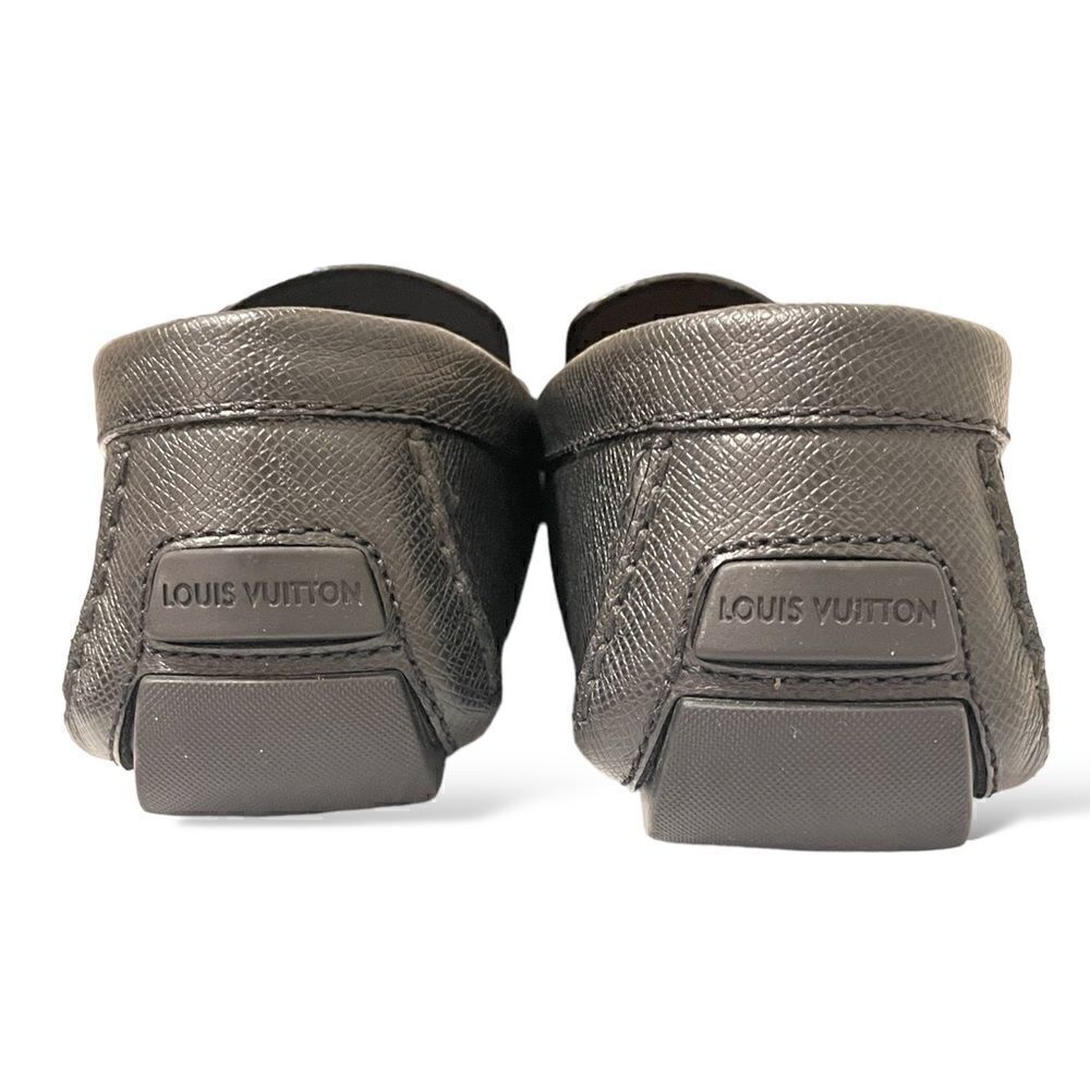 Mens LOUIS VUITTON Leather Drivers with Silver Tone Metal LV Motif |Size: 11M| - Picture 7 of 12